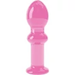 4.5" Glass Romance Pink fenékdugó