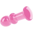 4.5" Glass Romance Pink fenékdugó