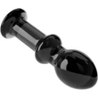 4.5" Glass Romance Black fenékdugó