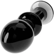 4.5" Glass Romance Black fenékdugó