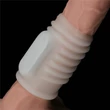Vibrating Spiral Knights Ring (White) I vibrátoros péniszgyűrű