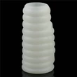 Vibrating Spiral Knights Ring (White) IV vibrátoros péniszgyűrű