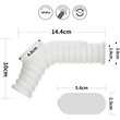 Vibrating Silk Knights Ring with Scrotum Sleeve (White) III vibrátoros pénisz és heregyűrű