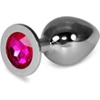 Rosebud Classic Metal Plug L Fuchsia fenékdugó