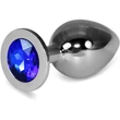 Rosebud Classic Metal Plug L Dark Blue fenékdugó