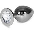 Rosebud Classic Metal Plug L Clear fenékdugó