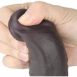 8'' Dual Layered Silicone Rotator barna