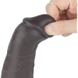 8'' Dual Layered Silicone Rotator barna