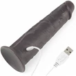 8'' Dual Layered Silicone Rotator barna