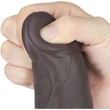 9'' Dual Layered Silicone Rotator barna vibrátor