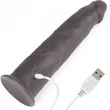 9'' Dual Layered Silicone Rotator barna vibrátor