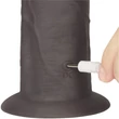 10'' Dual Layered Silicone Rotator barna vibrátor
