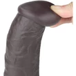 10'' Dual Layered Silicone Rotator barna vibrátor