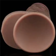 12'' Dual Layered Silicone Cock XXL dildó herékkel és tapadókoronggal