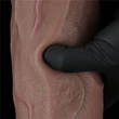 12'' Dual Layered Silicone Cock XXL dildó herékkel és tapadókoronggal