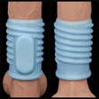 Vibrating Spiral Knights Ring Blue vibrátoros péniszgyűrű