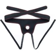 Vibrating Easy Strapon Set 7.5" Black