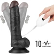 Vibrating Easy Strapon Set 7.5" Black