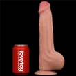 11.5'' King Sized Sliding Skin Dual Layer Dong dildó herékkel