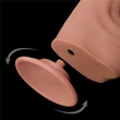 11.5'' King Sized Sliding Skin Dual Layer Dong dildó herékkel