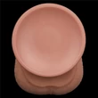 13.5'' King Sized Sliding Skin Dual Layer Dong Brown dildó herékkel