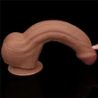 11.5'' King Sized Sliding Skin Dual Layer Dong Brown dildó