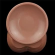 11.5'' King Sized Sliding Skin Dual Layer Dong Brown dildó