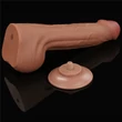 11.5'' King Sized Sliding Skin Dual Layer Dong Brown dildó