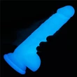 7.0'' Lumino Play Silicone dildó herékkel