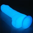 7.5'' Lumino Play Silicone dildó herékkel