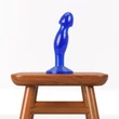 Flawless Clear Prostate Plug 6.5'' Blue tapadókorongos prosztata maszírozó