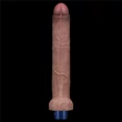 10.5" REAL SOFTEE Rechargeable Silicone Vibrating Dildo