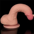 7.5'' Sliding Skin Dual Layer Dong Flesh I dildó herékkel