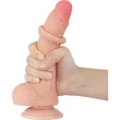 7.5'' Sliding Skin Dual Layer Dong Flesh I dildó herékkel