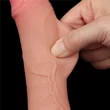 7.5'' Sliding Skin Dual Layer Dong Flesh I dildó herékkel