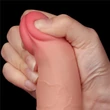 7.5'' Sliding Skin Dual Layer Dong Flesh II dildó herékkel