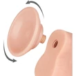 8'' Sliding Skin Dual Layer Dong Flesh I dildó herékkel és csúsztatható bőrrel