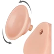 8.5'' Sliding Skin Dual Layer Dong Flesh I dildó herékkel és csúsztatható bőrrel