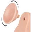 8.5'' Sliding Skin Dual Layer Dong Flesh II dildó herékkel és csúsztatható bőrrel