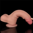 8.5'' Sliding Skin Dual Layer Dong Flesh II dildó herékkel és csúsztatható bőrrel