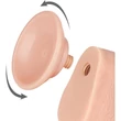 9'' Sliding Skin Dual Layer Dong Flesh dildó herékkel és csúsztatható bőrrel
