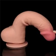 9.5'' Sliding Skin Dual Layer Dong Flesh dildó herékkel és csúsztatható bőrrel