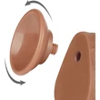 8.5'' Sliding Skin Dual Layer Dong Brown I dildó herékkel és csúsztatható bőrrel