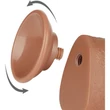 9.5'' Sliding Skin Dual Layer Dong Brown dildó herékkel és csúsztatható bőrrel