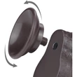 7'' Sliding Skin Dual Layer Dong Black dildó herékkel és csúsztatható bőrrel