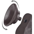 8'' Sliding Skin Dual Layer Dong Black I dildó herékkel és csúsztatható bőrrel