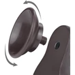 8.5'' Sliding Skin Dual Layer Dong Black II dildó herékkel és csúsztatható bőrrel