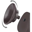 9.5'' Sliding Skin Dual Layer Dong Black dildó herékkel és csúsztatható bőrrel