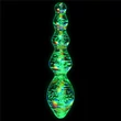 Glow-in-the-dark Twilight Gleam Glass Dildo-Tantalizing Orbs fenékdugó világító