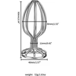 Stainless Anal Plug L fenékdugó